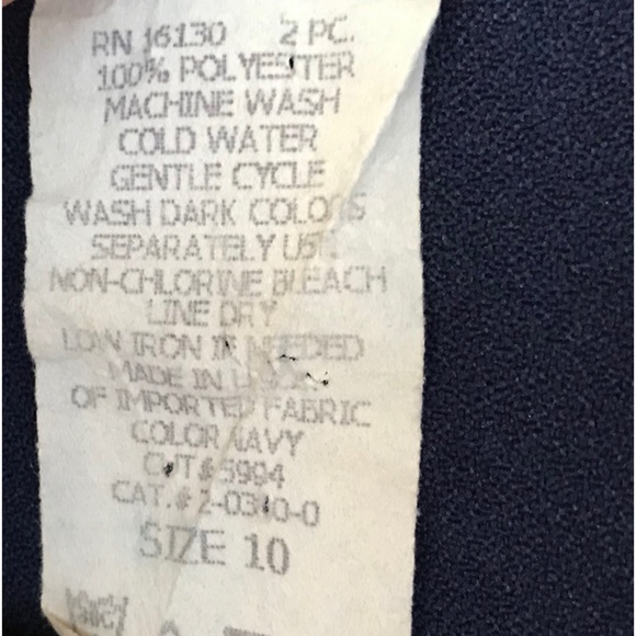 Helene Blake Vintage Blazer Jacket Size 10 - Picture 4 of 5